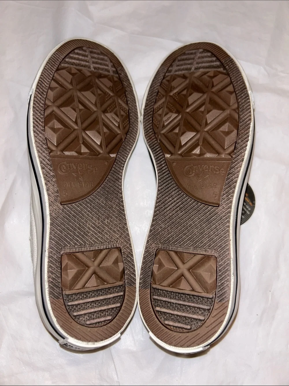 NWT *RARE* CONVERSE Double Upper Chuck Taylor All Star Low Top Sneakers - Picture 8 of 8